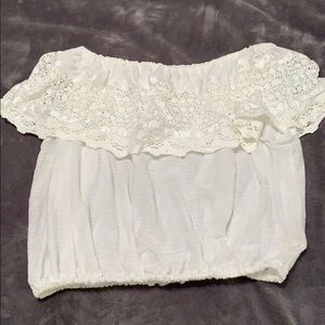Free people white off the shoulder top